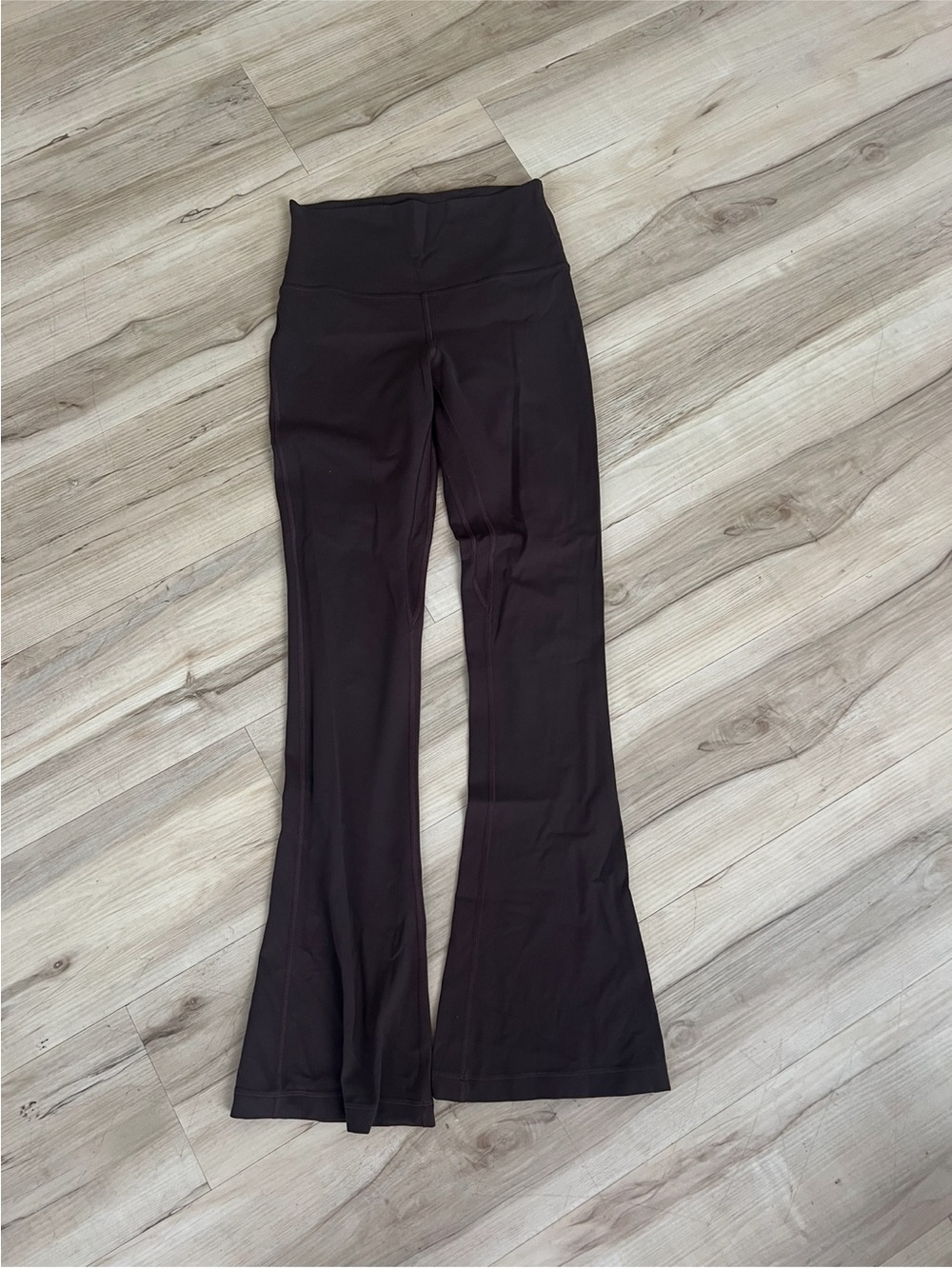 Brown Flare Yoga Pants